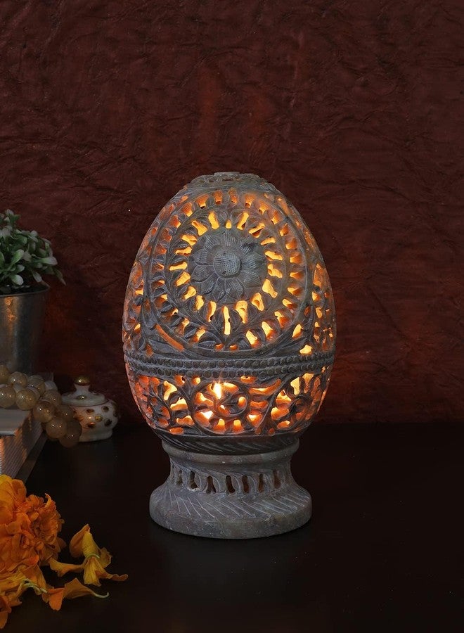 Pooja Creation Shopstone Carved Candel and Tea Light Holder 12cm - Image 4